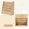 Kids Book Display Shelf with 4 Storage Tiers Wooden Bookshelf Organizer for Learning Room